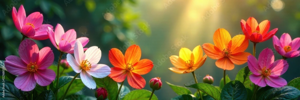 Fototapeta premium Changing Seasons Flower Blooms , change, petals