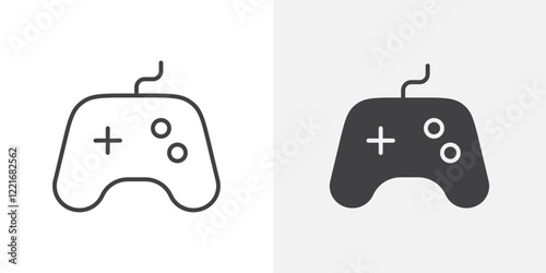 Gaming Controller Icon Outline vector sign