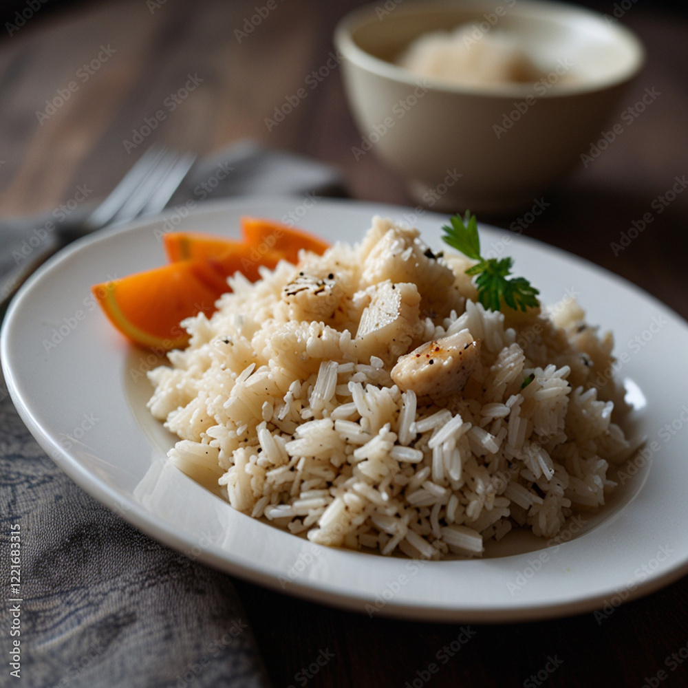 rice dish with vegetables broccoli carrot tomato cilantro and paprika rice dish with vegetables broccoli carrot tomato cilantro and paprika