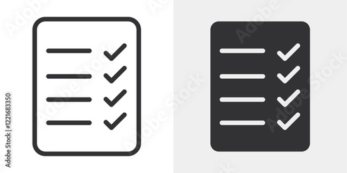 Guidelines icon Outline vector sign