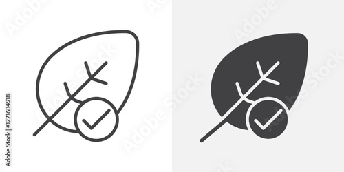 Hypoallergenic tested icon Outline vector sign