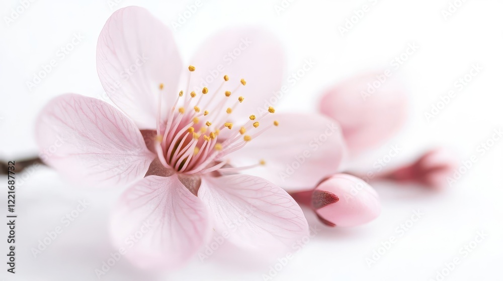 delicate pink cherry blossom petals dancing in white space ethereal lighting soft focus macro photography minimalist composition delicate pink cherry blossom petals dancing in white space ethereal lighting soft focus macro photography minimalist composition