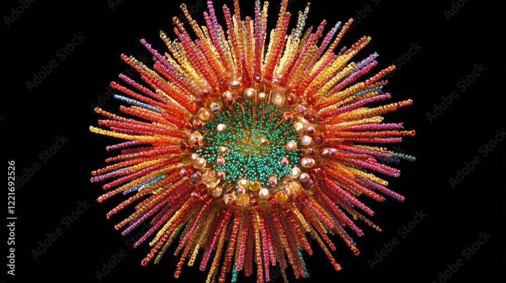Microscopic Internal Structure of a Virus Microscopic Internal Structure of a Virus