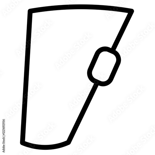 Carabiner Climbing Hiking Line Icon