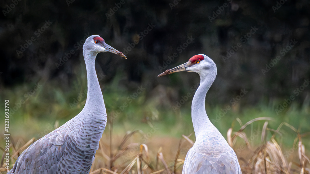 Obraz premium Sandhill cranes