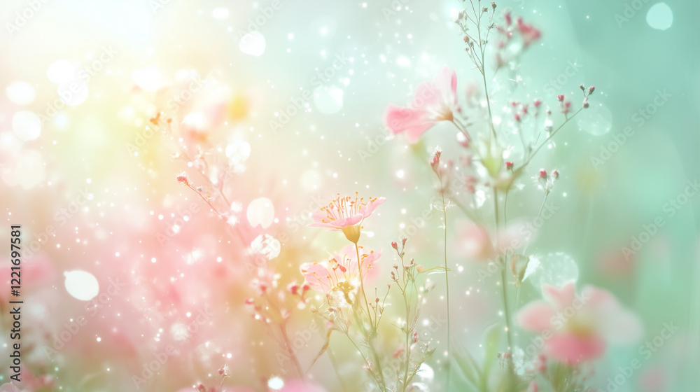 Soft pastel spring background with pink, green, and yellow gradients, scattered bokeh lights creating a fresh and airy feel. Perfect for seasonal designs, invitations, and marketing campaigns Soft pastel spring background with pink, green, and yellow gradients, scattered bokeh lights creating a fresh and airy feel. Perfect for seasonal designs, invitations, and marketing campaigns