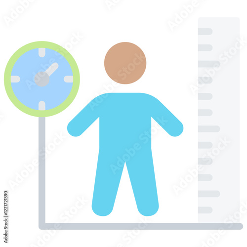Body Mass Index Flat Icon