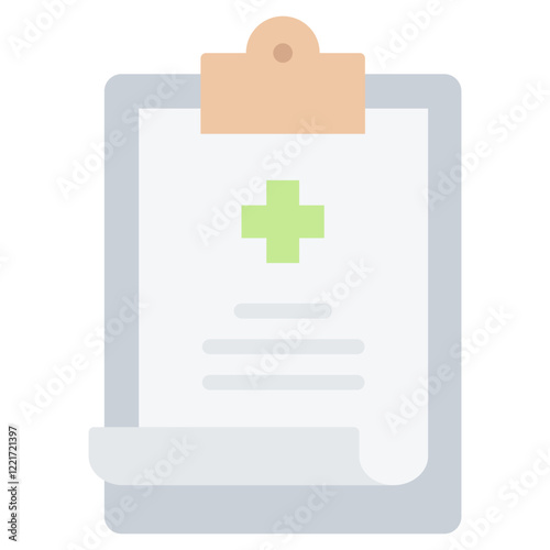 Medical History Flat Icon