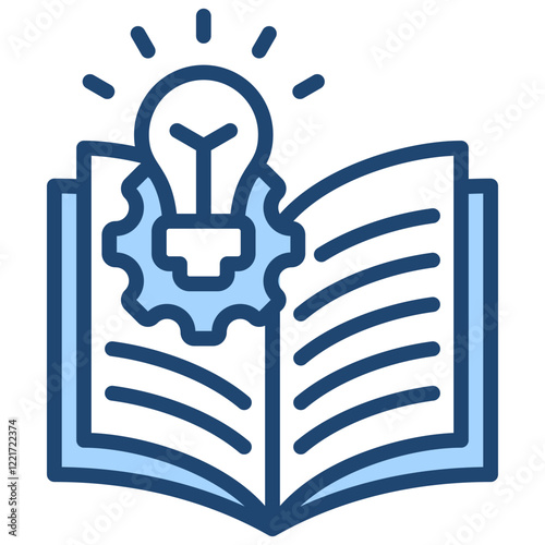 Theoretical Linguistic Blue Icon