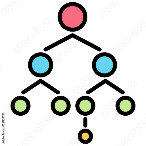 Syntax Tree Outline Color Icon