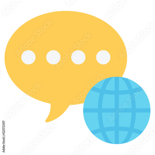 Language Universals Flat Icon