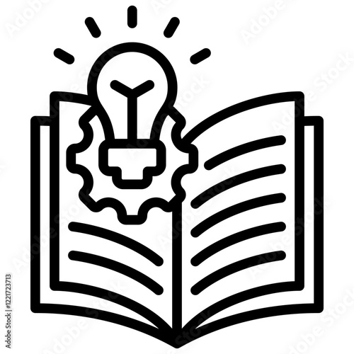 Theoretical Linguistic Outline Icon