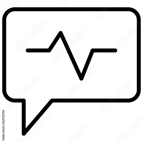 Inflection Outline Icon