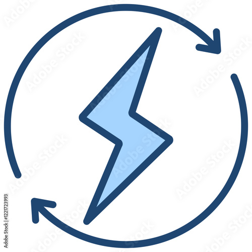 Energy Blue Icon