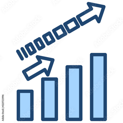Acceleration Blue Icon