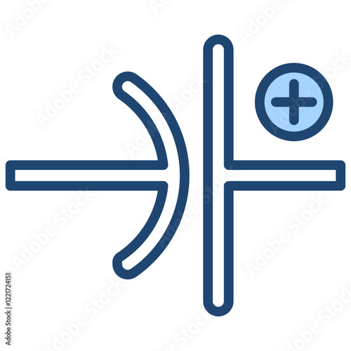 Capacitance Blue Icon