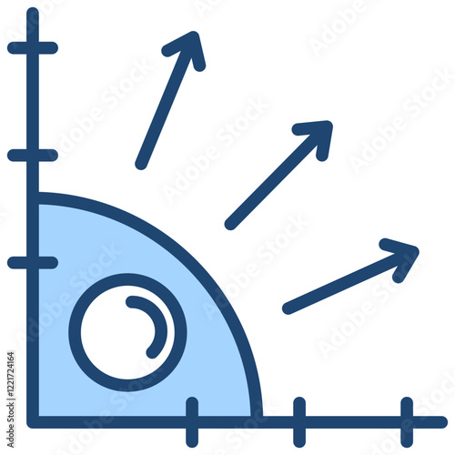 Kinematics Blue Icon