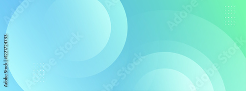 Minimalist banner background,green blue gradations circle effect tsyle, modern background,vector eps 10