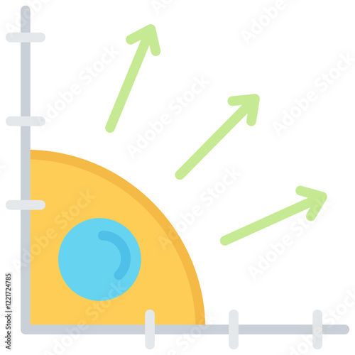 Kinematics Flat Icon