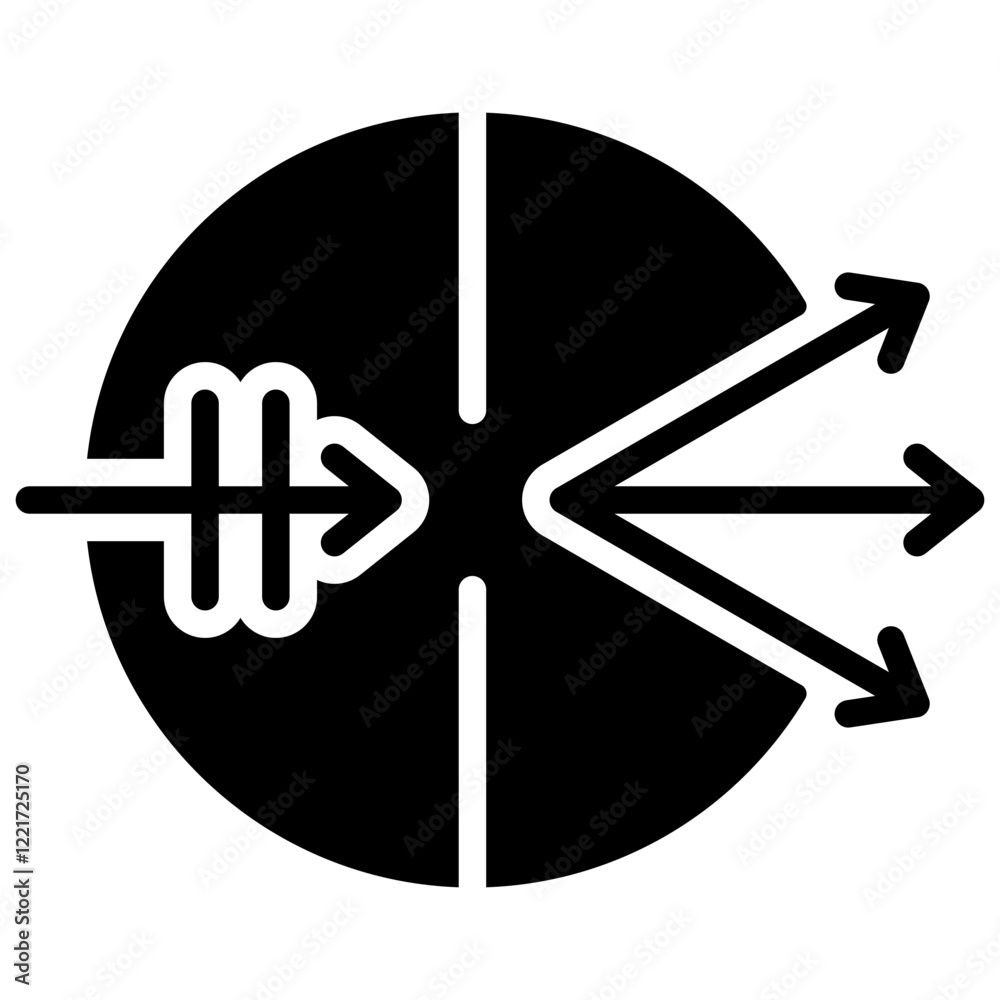 Diffraction Glyph Icon Diffraction Glyph Icon