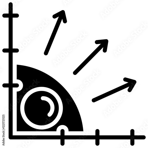 Kinematics Glyph Icon