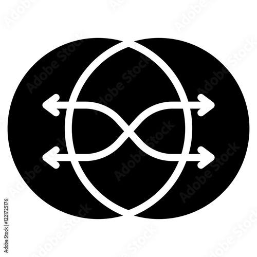 Interference Glyph Icon