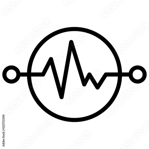 Resistance Outline Icon