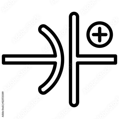 Capacitance Outline Icon