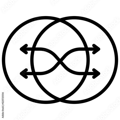 Interference Outline Icon