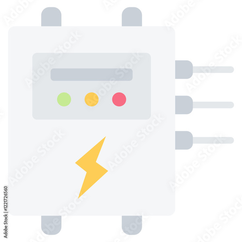 Inverter Flat Icon