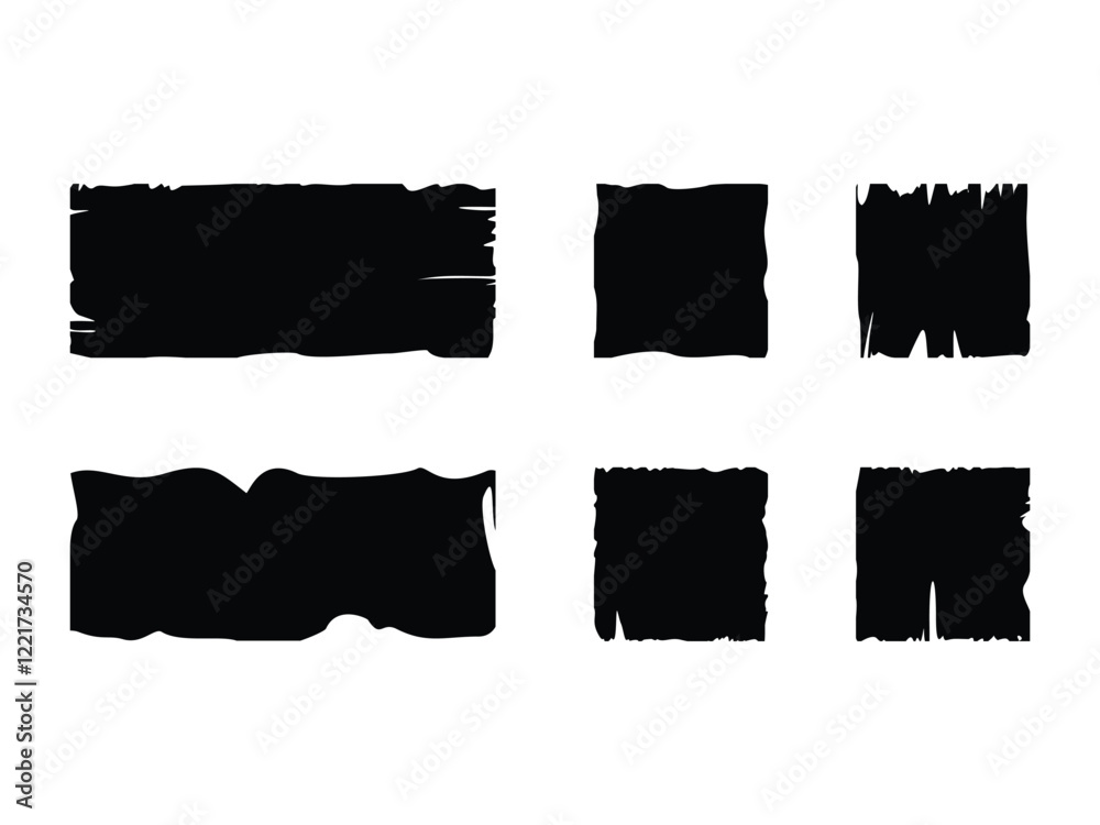 Ripped and cutout paper vector illustration on transparent background Ripped and cutout paper vector illustration on transparent background