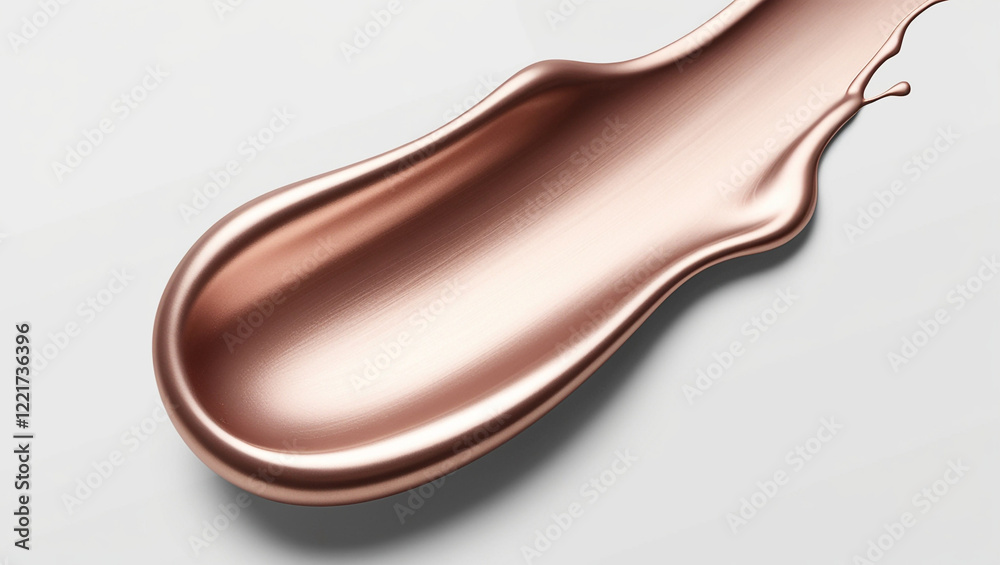Abstract rose gold paint splash. Metallic texture background. Luxury cosmetic, beauty, fashion concept. Abstract rose gold paint splash. Metallic texture background. Luxury cosmetic, beauty, fashion concept.