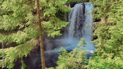 Koosah Falls, McKenzie River, Willamette National Forest, Oregon