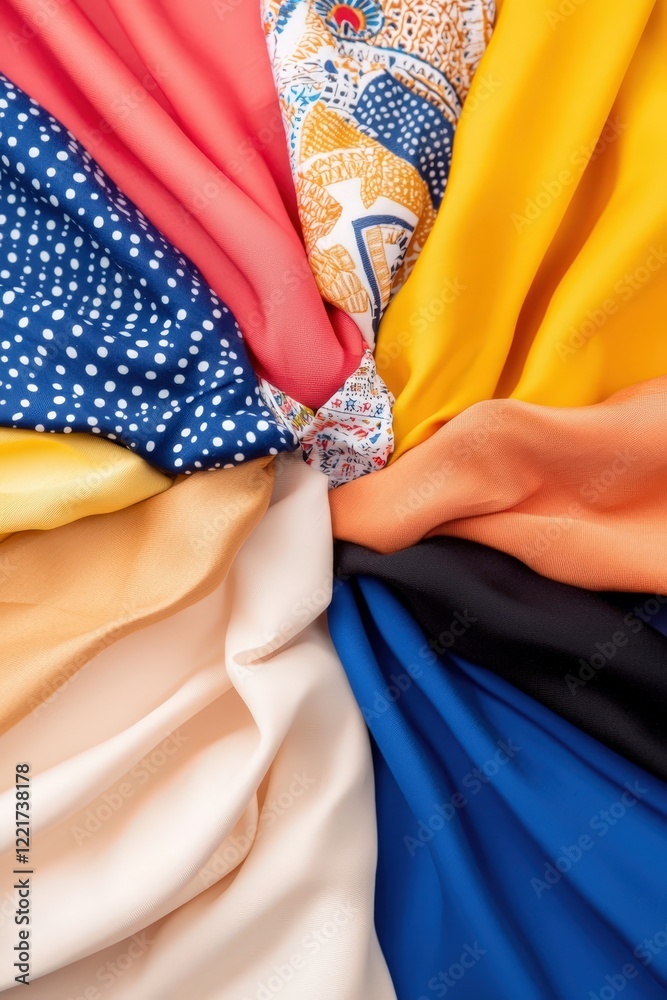 Fototapeta premium Artistic interpretation of cultural diversity with vibrant patterns.