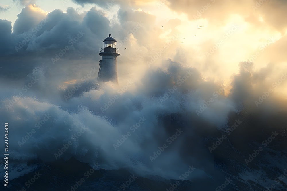 Obraz premium Photorealistic Coastal Landscapes