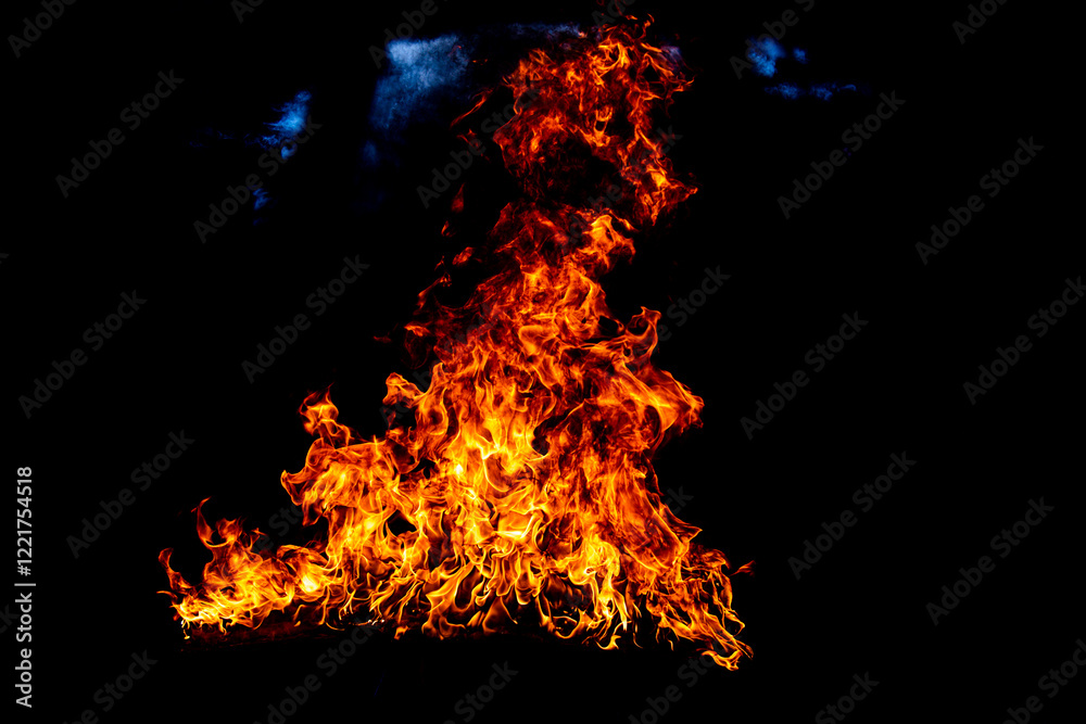 Blaze burning fire flame on art texture background. Blaze burning fire flame on art texture background.