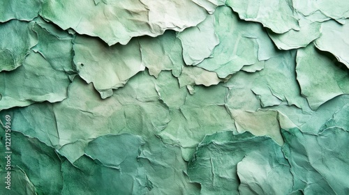 Wallpaper Mural Abstract Green Textured Paper Background Image Torontodigital.ca