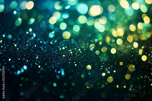 Emerald and Petrol Shimmer/エメラルドとペトロールの輝き