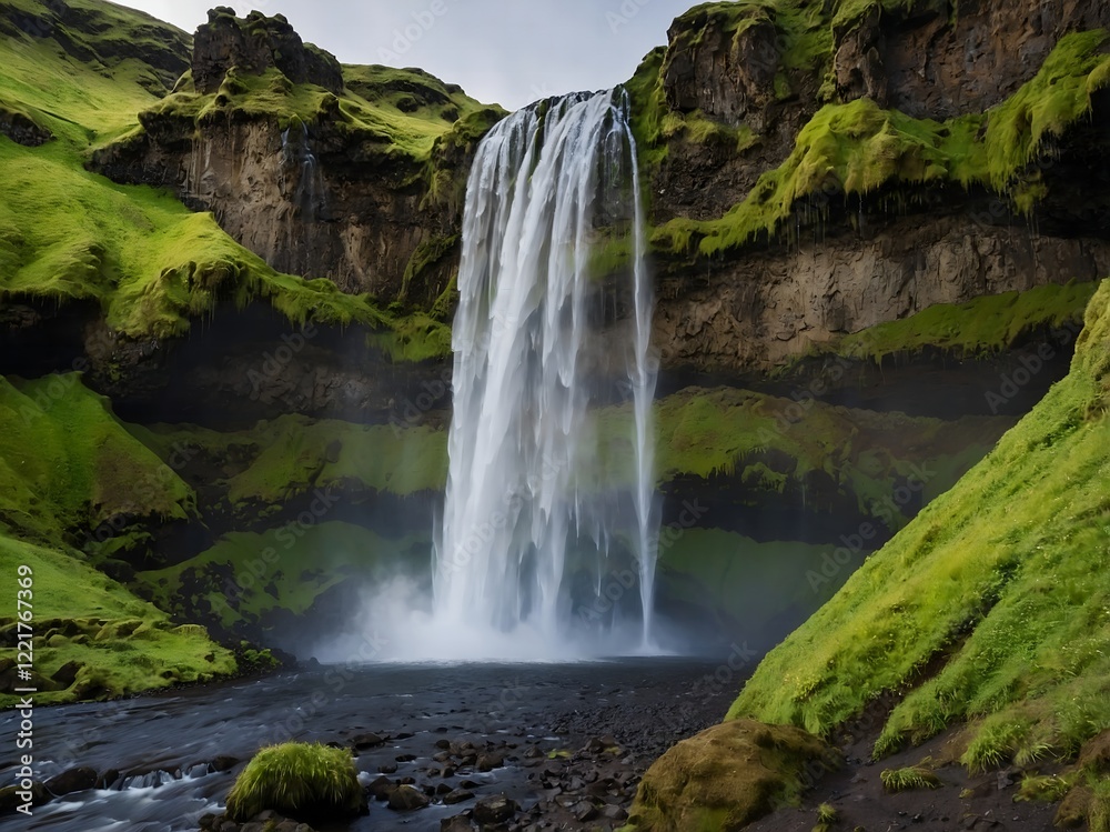 Obraz premium waterfall in the mountains
