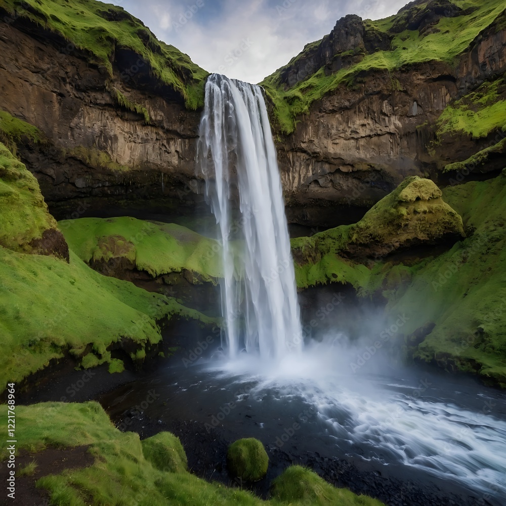 Obraz premium waterfall in the forest