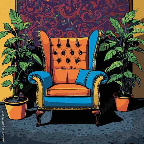 vector chair for design needs 