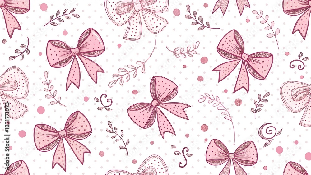 Fototapeta premium seamless background with butterflies