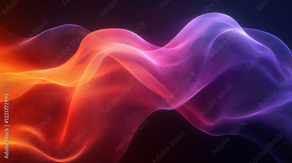 Abstract Colorful Waves Flowing Dynamically Abstract Colorful Waves Flowing Dynamically