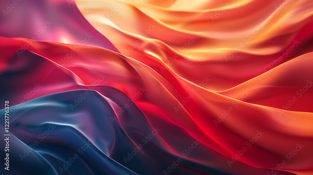 Fototapeta premium A modern gradient background with a soft transition between warm and cool tones