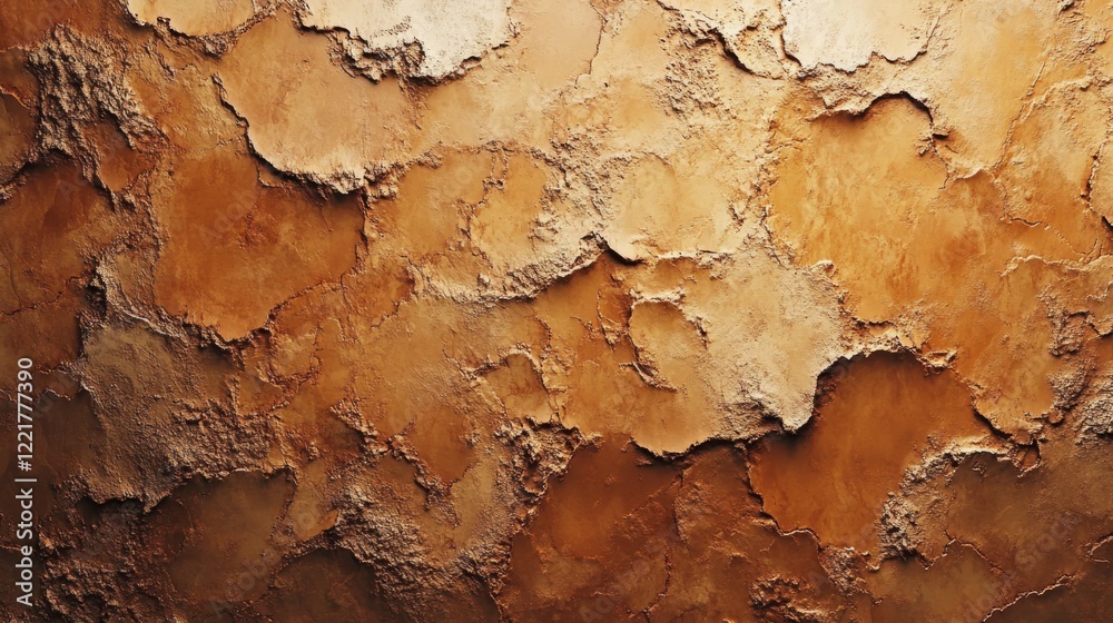 Naklejka premium Abstract Brown Textured Wall Surface Background
