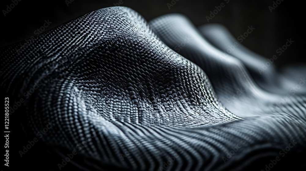 Abstract Carbon Fiber Texture Waves Design Abstract Carbon Fiber Texture Waves Design