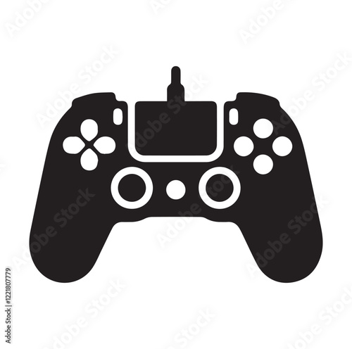 Game Controller vector silhouette SH