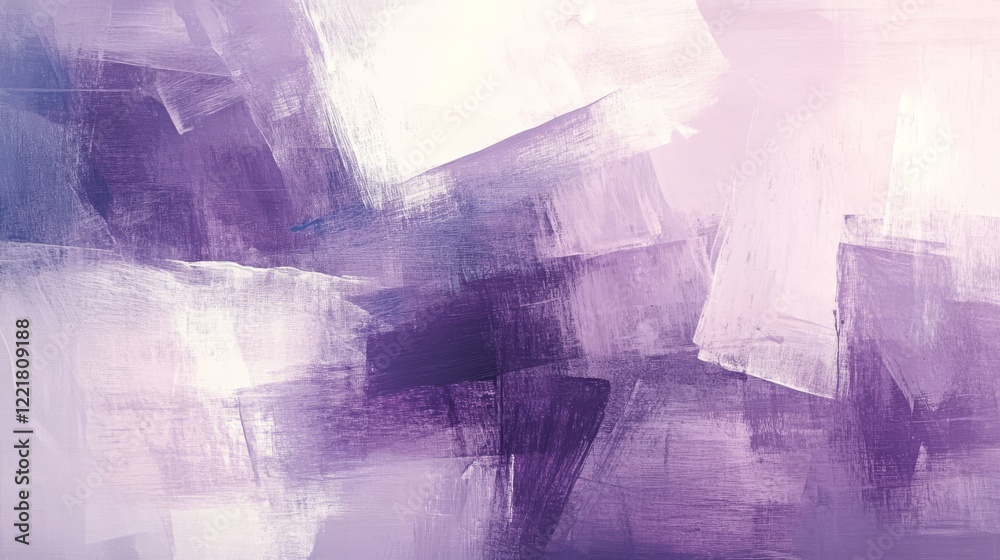 Naklejka premium Abstract Purple and White Acrylic Painting Texture