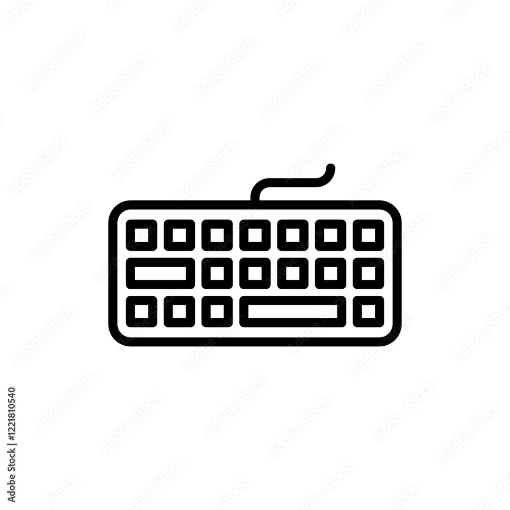 Keyboard icon vector. keyboard sign and symbol Keyboard icon vector. keyboard sign and symbol