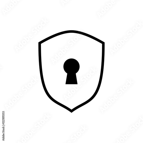 Security icon vector. protection sign and symbol. privacy. vpn